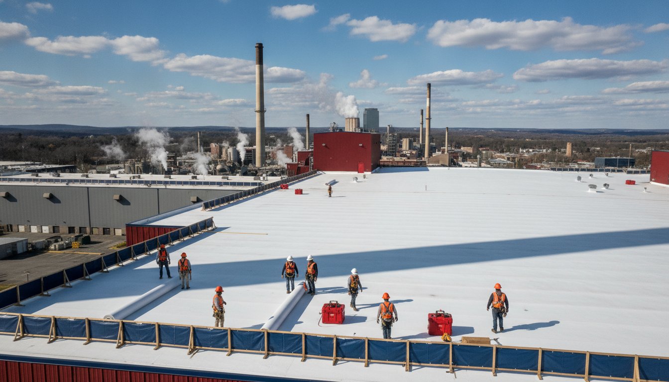 Industrial Roof Replacement Allentown PA: Tactical Asset Protection 2026