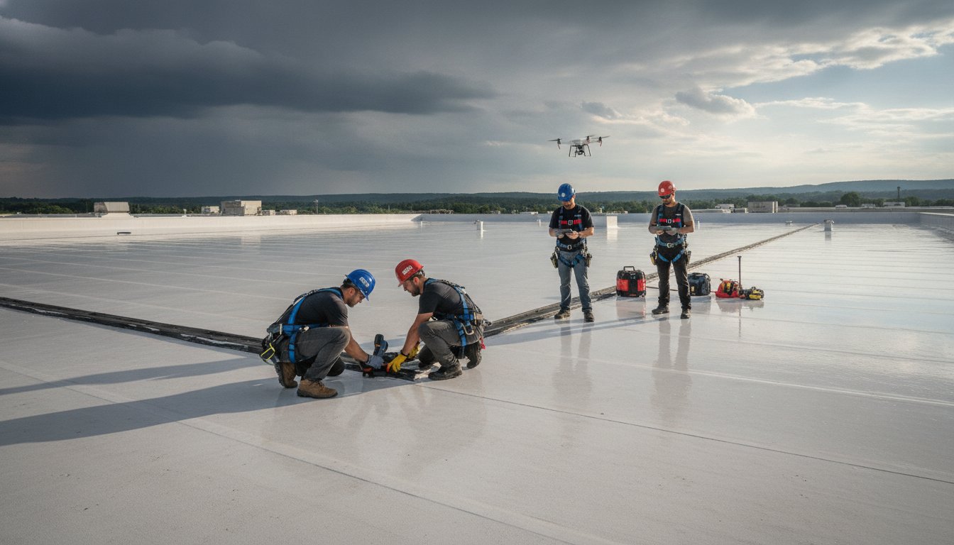 Industrial Storm Damage Roof Repair Allentown: Tactical Recovery Protocols