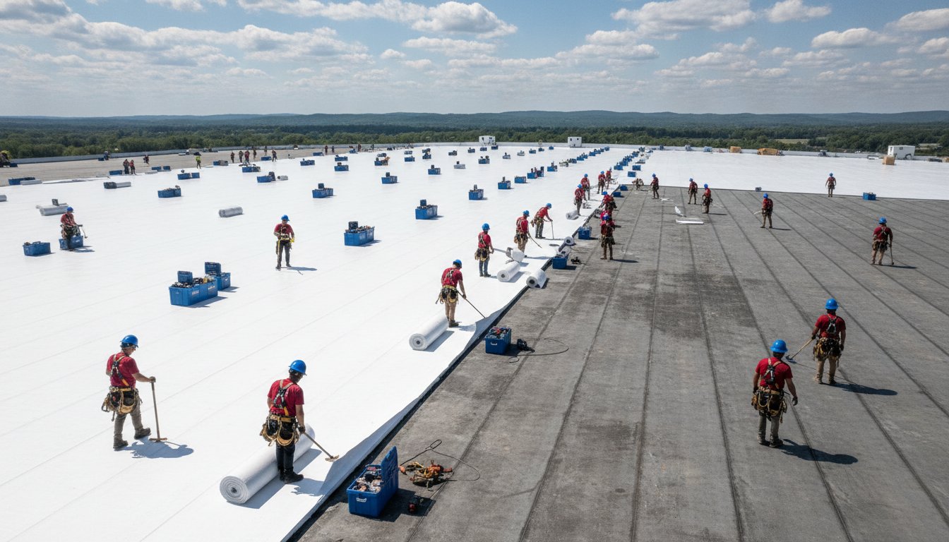 Industrial Roof Replacement Allentown PA: Tactical Asset Protection 2026