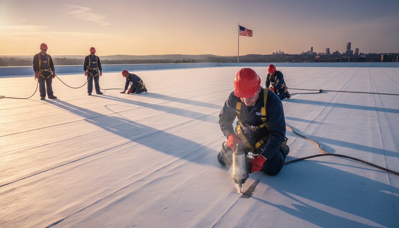 Industrial Flat Roof Repair Allentown: Tactical Asset Protection 2026