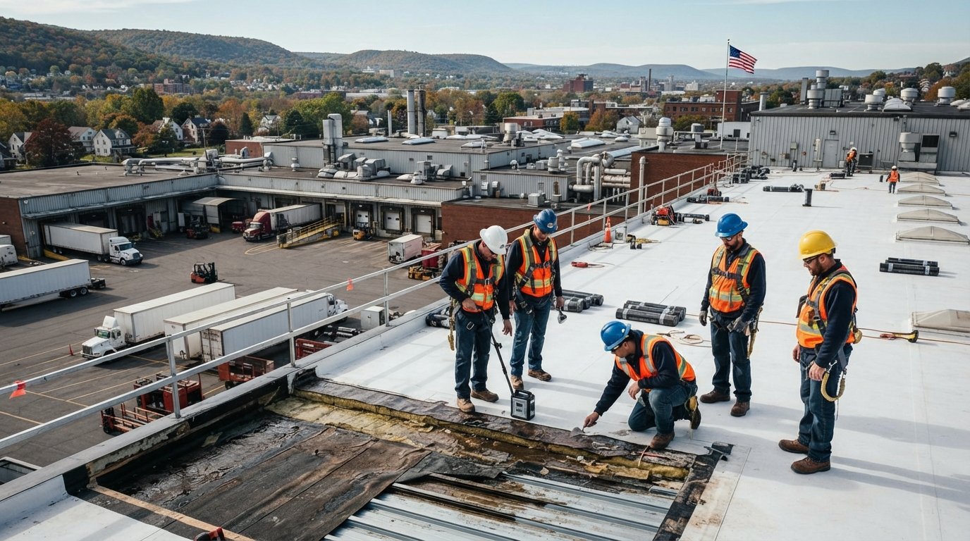 Industrial Construction Contractor Allentown: Roofing Asset Protection 2026